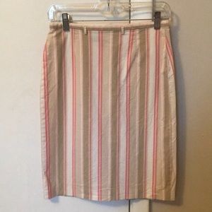 Gap striped pencil skirt size 1